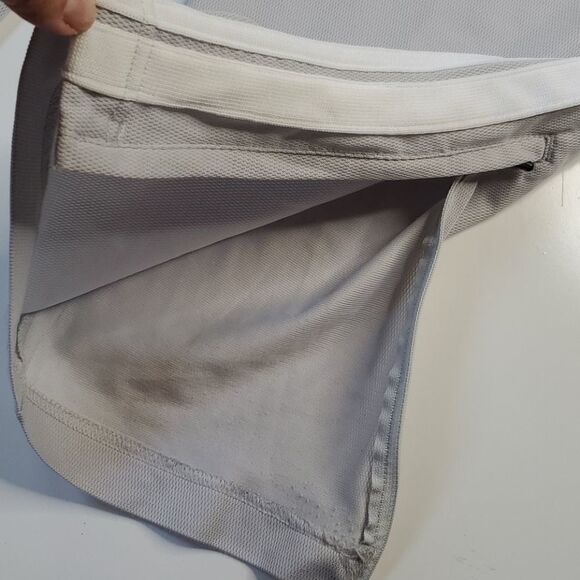 XL NIKE ZIP OFF BASKETBALL PANTS JOGGERS gray white extra large - Picture 6 of 8